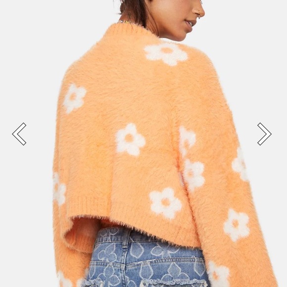 Pretty Garbage Ditsy Floral Eyelash Cardigan - Picture 4 of 4